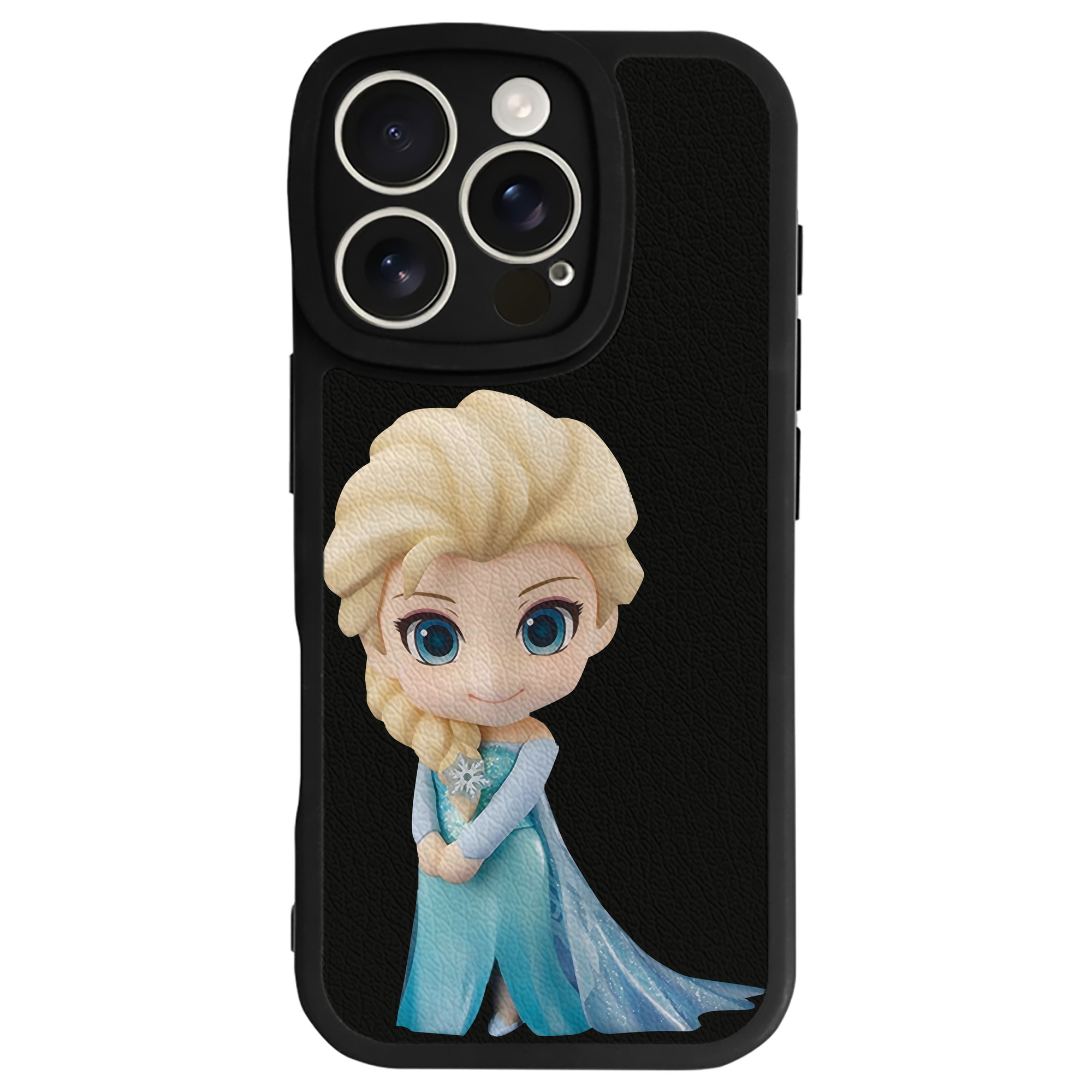 （画像用） アナと雪の女王 アンナ エルサ Frozen Anna Elsa 【iPhone 16シリーズ対応】シリコンスマホケース（レザー調） 材質：シリコン